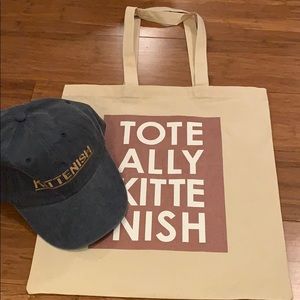 Kittenish Cap and Tote